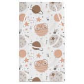 Cute Doodle Planet Pattern Klein Cadeauzakje (Achterkant)