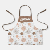 Cute Doodle Planet Pattern Schort (Voorkant)