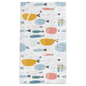 Cute Doodle School of Fish Pattern Klein Cadeauzakje (Voorkant)