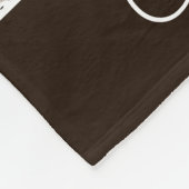 Cute Doodle Woodland Beer Pattern Fleece Deken (Hoek)