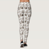 Cute Doodle Woodland Beer Pattern Leggings (Achterkant)