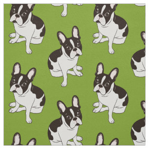 Cute double-hooipied French Bulldog Stof