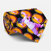 CUTE DOUCE BÉBÉ DANSE ORANGE MIAMI CRAVATE NOIR (Roulé)