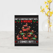 Cute Doxie Christmas Saying Funny Wiener Dog Humor Kaart (Gele Bloem)