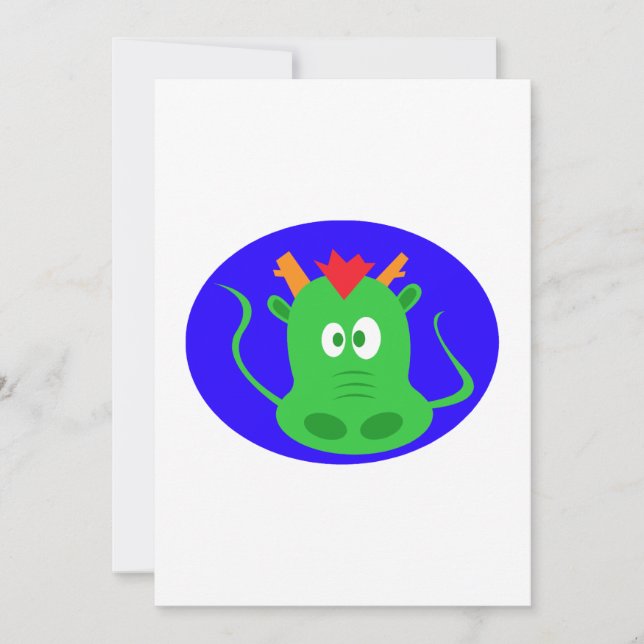 Cute Dragon Face (Voorkant)
