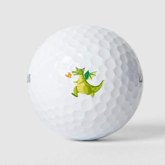 Cute dragon golfballen (Voorkant)