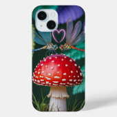Cute Dragonflies on a Mushroom - Case-Mate iPhone Case (Achterkant)