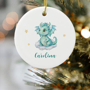 Cute Draken Baby Shower Keramisch Ornament