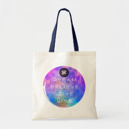 Cute Dream Believe Love Live Inspirerend Tote Bag