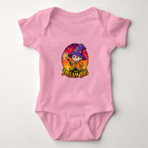 Cute Dream Big Tovenaar Roze Baby Onesie