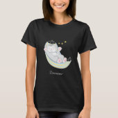 Cute Dreamweaver Kitty Cat in Hammock T-Shirt (Voorkant)