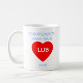 Cute drôle Cardiologue Gig Mug (Gauche)