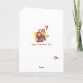 Cute, drôle Covid Carte de Saint Valentin (Dos)