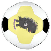 Cute drôle porc-épic avec dessin animé de banjo (Tourné)