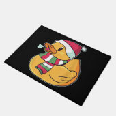 Cute Dub Duck Kerstmis Deurmat (Schuin)