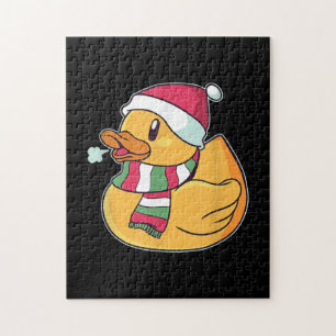 Cute Dub Duck Kerstmis Legpuzzel