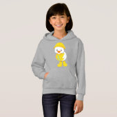 Cute Duck, Baby Duck, Duck in Raincoat, Rain (Voorkant volledig)