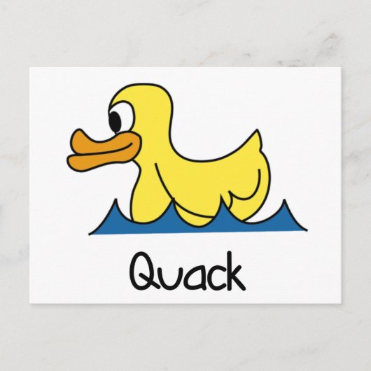 Cute Duck Briefkaart (Voorkant)