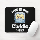 Cute Duck Couple Cozy This Is Our Cuddle  Muismat (Met muis)