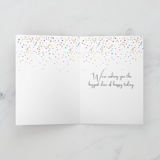 Cute Duck Couple met 82e verjaardag ballon Kaart (Binnen)