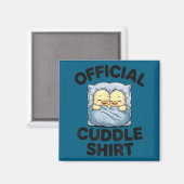 Cute Duck Couple Snuggle Cuddle  Magneet (Voorkant / Achterkant)