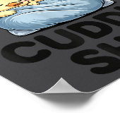 Cute Duck Couple Snuggle Cuddle  Poster (Hoek)