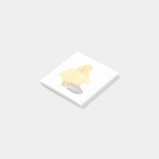 Cute Duck Funny Post-it® Notes (Schuin)