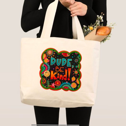 Cute Dude Be Kind Inspirivity Sac fourre-tout