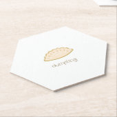 Cute Dumpling Kartonnen Onderzetters (Schuin)