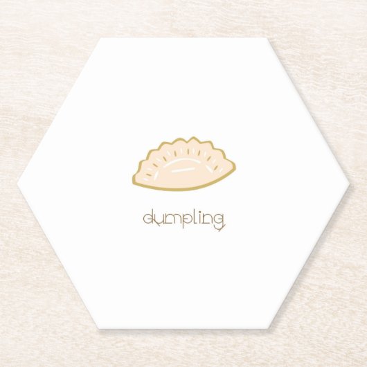 Cute Dumpling Kartonnen Onderzetters (Voorkant)