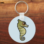 Cute Dwarf Seahorse Sleutelhanger (Voorkant)