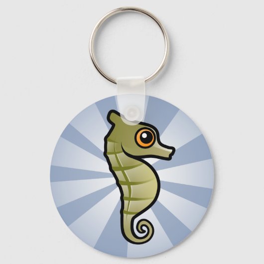 Cute Dwarf Seahorse Sleutelhanger (Voorkant)
