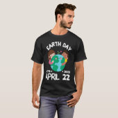cute earth day 53rd anniversary earth day  16 t-shirt (Voorkant volledig)