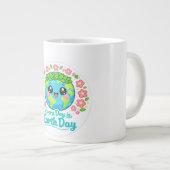 Cute Earth Day Specialty Mug (Devant droit)