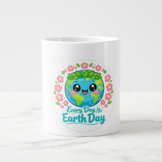 Cute Earth Day Specialty Mug Extra Grote Beker