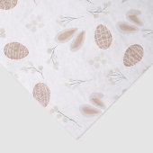 Cute easter boho egg floral bunny patroon tissuepapier (Detail)