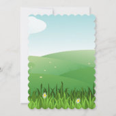 Cute Easter Brunch and Egg Hunt Invitation Kaart (Achterkant)