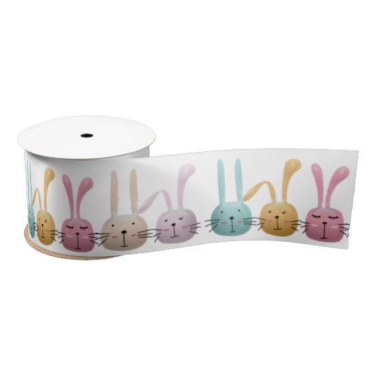 Cute Easter Bunnies Face Emojis Lint (Spoel)