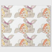 Cute Easter Bunny Cadeaupapier (Vlak)
