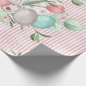 Cute Easter Bunny Cadeaupapier (Hoek)