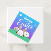 Cute Easter Bunny Eggs Bedankjes Labels (In situ)