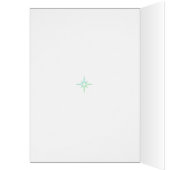 Cute Easter Bunny & Golden Egg on Light Blue (Binnen (Links))