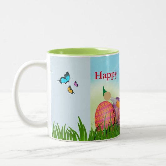 Cute Easter Bunny Holiday Keepomwille Mok (Links)