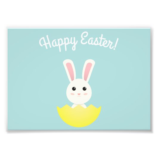 Cute Easter Bunny I Foto Afdruk (Voorkant)