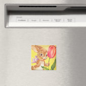 Cute Easter Bunny Magneet (Insitu (Vaatwasser))