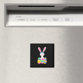 Cute Easter Bunny Magneet (Insitu (Vaatwasser))