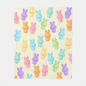 Cute Easter Bunny Marshmallow-behandelingen Fleece Deken (Voorkant)
