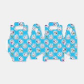 Cute Easter Bunny Pattern Bedankdoosjes (Uitgevouwen)