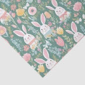 Cute Easter Bunny Pattern Tissuepapier (Detail)