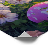 Cute Easter Bunny Poster (Hoek)